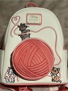 Loungefly Disney Aristocrats Kittens with Yarn Ball Mini Backpack